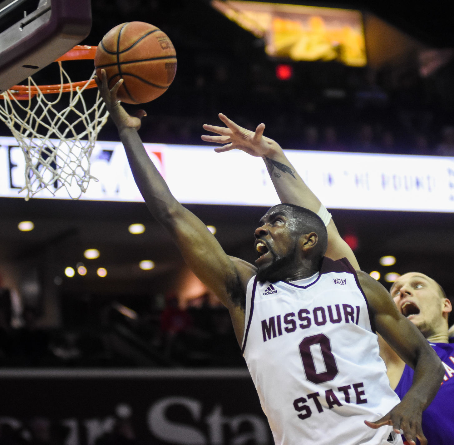 Josh Webster goes for the layup